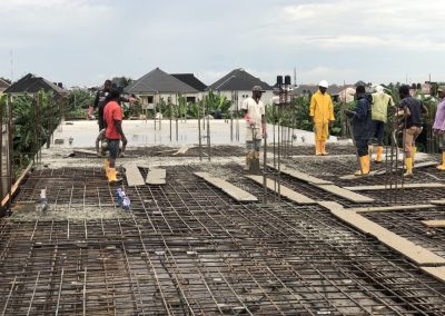 Concrete Casting in Progress